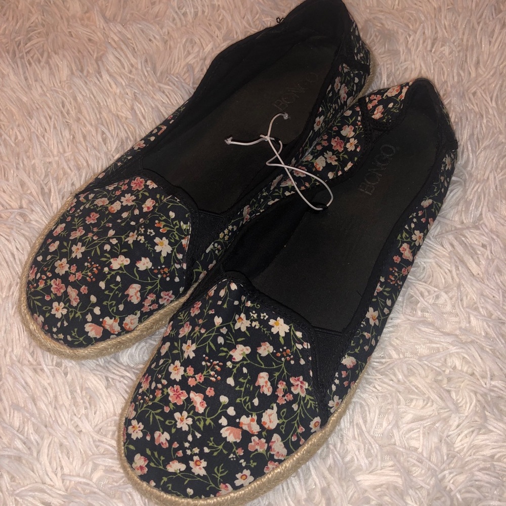 Floral Slip on Shoes